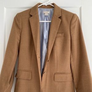 Like new classy J. Crew camel blazer